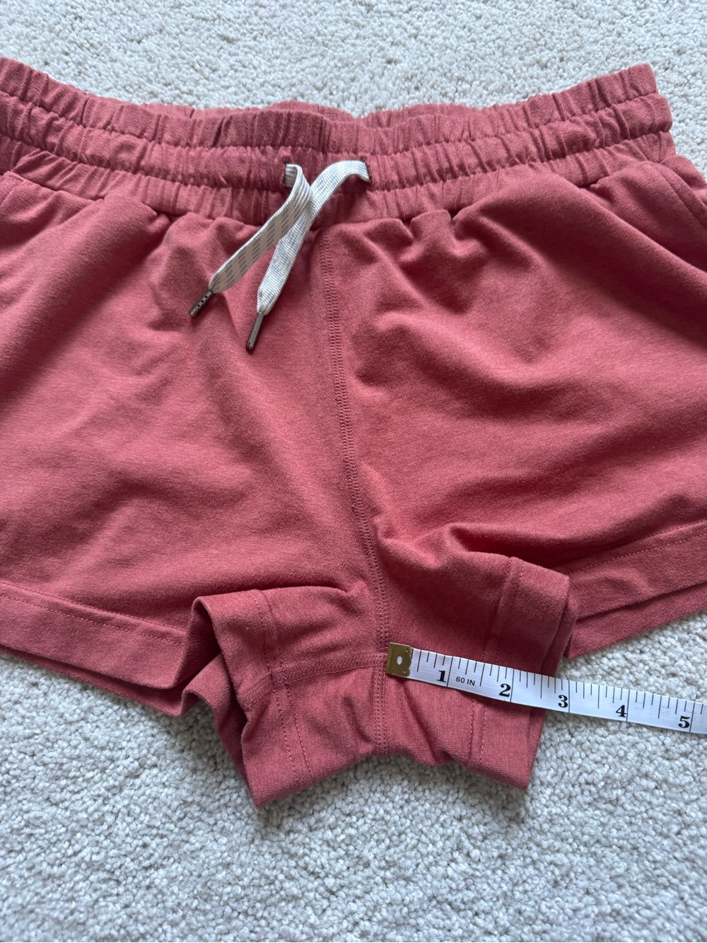 Women’s Vuori Halo Performance shorts - Rust Pink - Picture 4 of 5